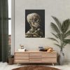 92410-157.jpg Head of a Skeleton With a Burning Cigarette by Vincent van Gogh Poster