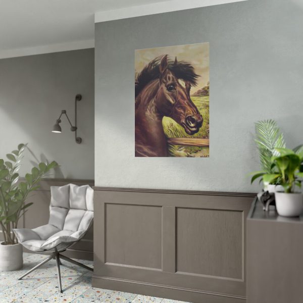 92410-161.jpg Vintage Horse Illustration Poster