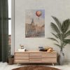 92410-166.jpg Balloon With Two Passengers by Camille Gravis Poster