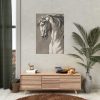 92410-172.jpg Study of a Horse's Head by John Michael Rysbrack Posters