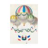 92410-174.jpg French Flag Decorated Group of Air Balloons by Leon Benett Poster