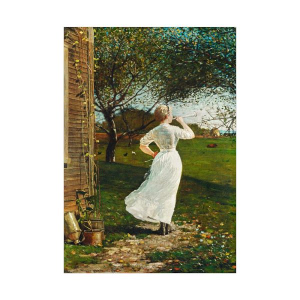 92410-30.jpg The Dinner Horne by Winslow Homer Poster