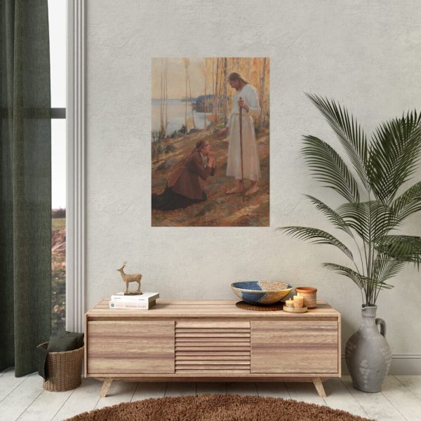 92410-4.jpg Christ and Mary Magdalene by Albert Edelfelt Poster