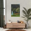 Lady in the Garden Poster