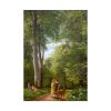 A Beech Wood in May near Iselingen Manor by P. C. Skovgaard Poster