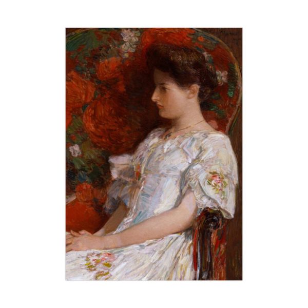 92410-63.jpg The Victorian Chair by Frederick Childe Hassam Poster