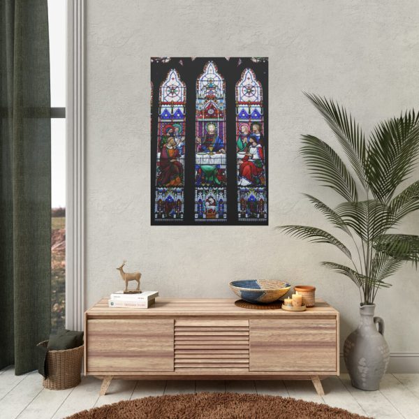 92410-79.jpg Last Supper Stained Glass Poster