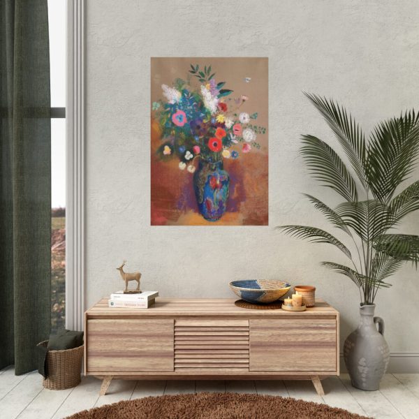 92410-85.jpg Bouquet of Flowers by Odilon Redon Poster