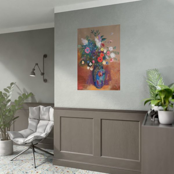 92410-86.jpg Bouquet of Flowers by Odilon Redon Poster