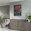 92410-89.jpg Close-up of a Red Rose With Its Petals Poster