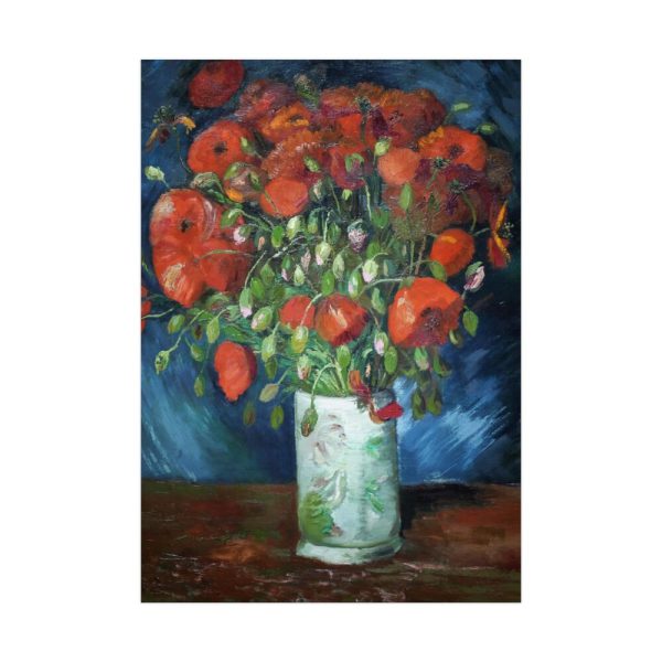 Vase with Poppies by Vincent van Gogh Poster