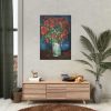 Vase with Poppies by Vincent van Gogh Poster