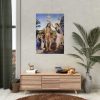92411-103.jpg Baptism of Christ by Leonardo da Vinci Poster