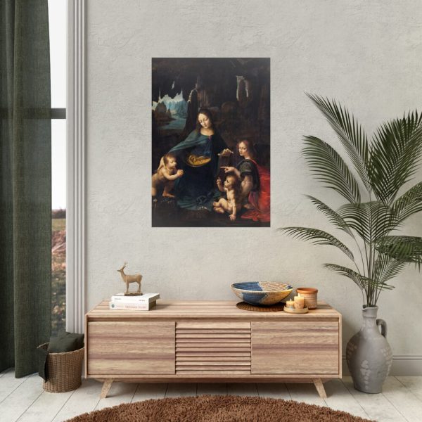 92411-109.jpg The Virgin of the Rocks by Leonardo da Vinci Poster
