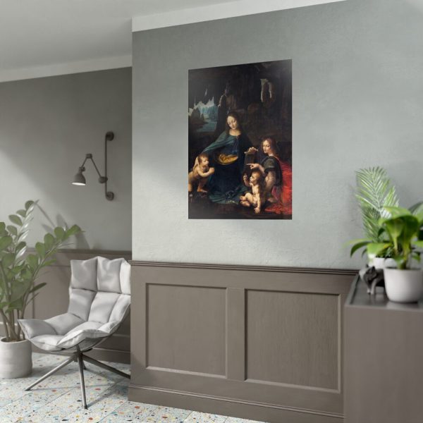 92411-110.jpg The Virgin of the Rocks by Leonardo da Vinci Poster