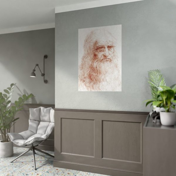 92411-113.jpg Self-portrait by Leonardo da Vinci Poster
