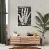 92411-121.jpg Open Hand Palm reading Poster