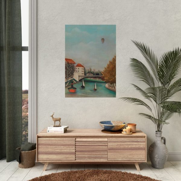 92411-148.jpg Study for View of the Pont de Sèvres by Henri Rousseau Poster