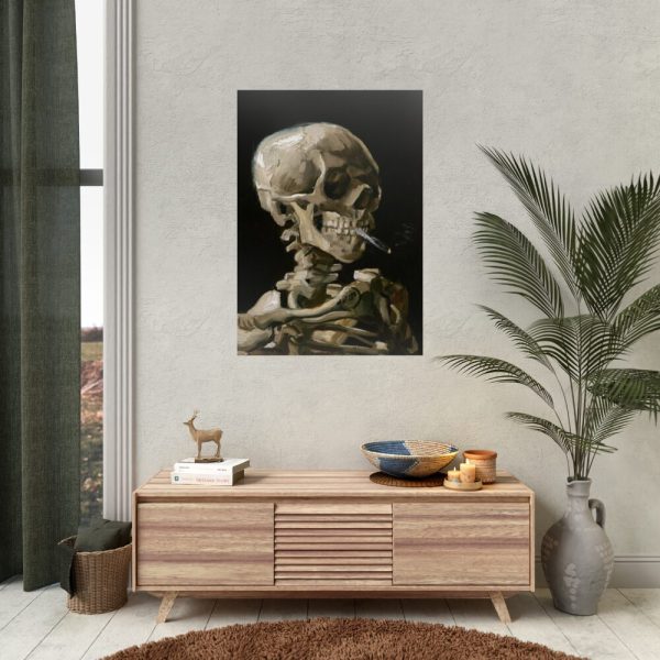 92411-157.jpg Head of a Skeleton With a Burning Cigarette by Vincent van Gogh Poster