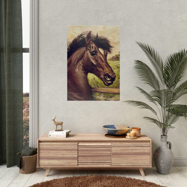 92411-160.jpg Vintage Horse Illustration Poster