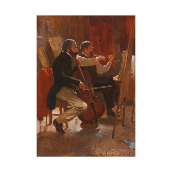 92411-183.jpg The Studio by Winslow Homer Poster