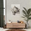 92411-43.jpg Sketch of a Sleeping Cat Poster