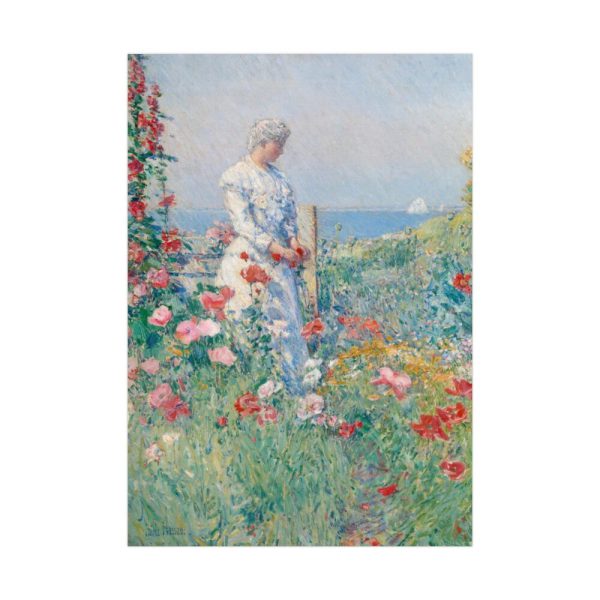 92411-45.jpg In the Garden by Frederick Childe Hassam Poster