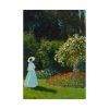 Lady in the Garden Poster