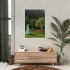 Lady in the Garden Poster
