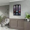 92411-80.jpg Last Supper Stained Glass Poster