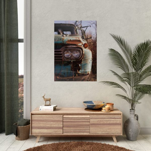 92411-82.jpg Truck Broken Headlight Poster