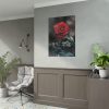 92411-89.jpg Close-up of a Red Rose With Its Petals Poster