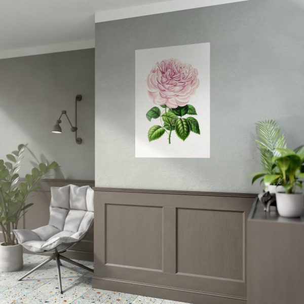 92411-92.jpg Hand Drawn Bengal Rose Poster