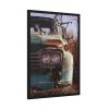 93830-109.jpg Truck Broken Headlight Framed Poster