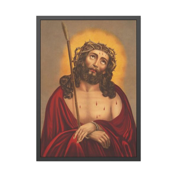 93830-12.jpg Jesus Christ With Crown of Thorns Framed Poster