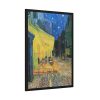 93830-129.jpg Café Terrace at Night by Vincent van Gogh Framed Poster