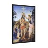 93830-137.jpg Baptism of Christ by Leonardo da Vinci Framed Poster
