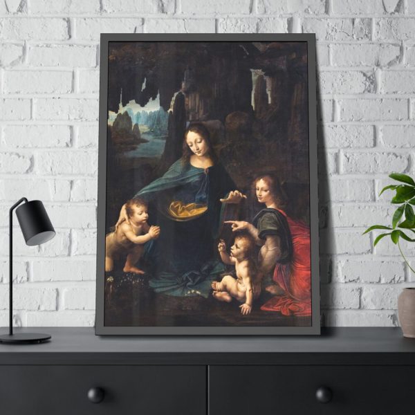 93830-147.jpg The Virgin of the Rocks by Leonardo da Vinci Framed Poster