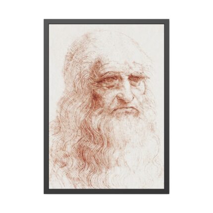 Self-portrait by Leonardo da Vinci Framed Poster