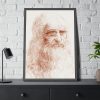 93830-155.jpg Self-portrait by Leonardo da Vinci Framed Poster