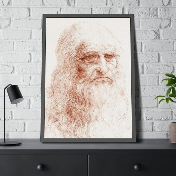 93830-155.jpg Self-portrait by Leonardo da Vinci Framed Poster