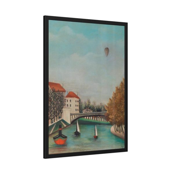 93830-193.jpg Study for View of the Pont de Sèvres by Henri Rousseau Framed Poster