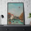 93830-195.jpg Study for View of the Pont de Sèvres by Henri Rousseau Framed Poster