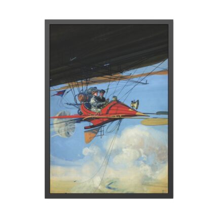 Vintage Air Travel by Harry Grant Dart Framed Poster