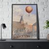 93830-219.jpg Balloon With Two Passengers by Camille Gravis Framed Poster