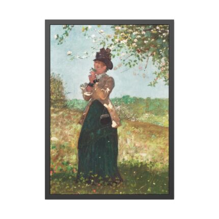 The Yellow Jacket by Winslow Homer Framed Poster