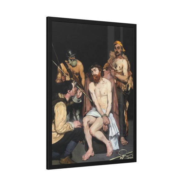 93830-25.jpg Jesus Mocked by the Soldiers Framed Poster