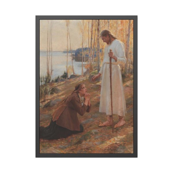 93830-4.jpg Christ and Mary Magdalene by Albert Edelfelt Framed Poster