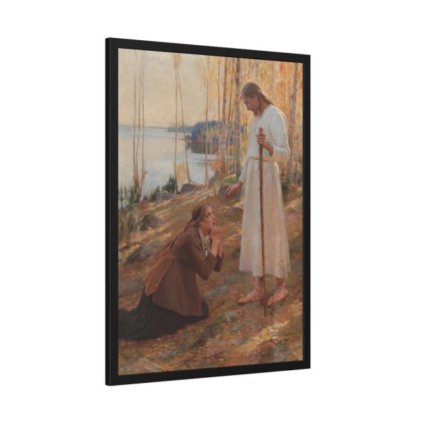 93830-5.jpg Christ and Mary Magdalene by Albert Edelfelt Framed Poster