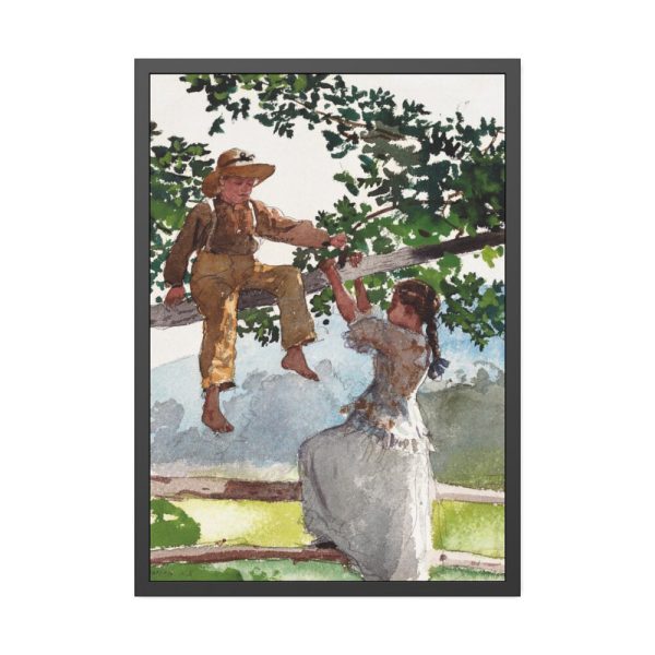 93830-68.jpg On the Fence Framed Poster